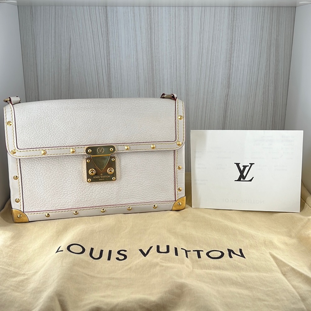 Louis Vuitton Suhali L Aimable bag in off white